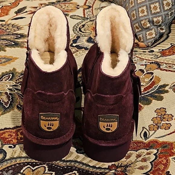 BEARPAW: RETRO MAREN: Cadet Navy OR Eggplant Sz 9 - BNIB! - Picture 4 of 14